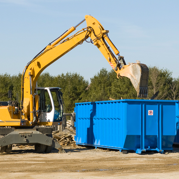 are there any restrictions on where a residential dumpster can be placed in Morganville NJ